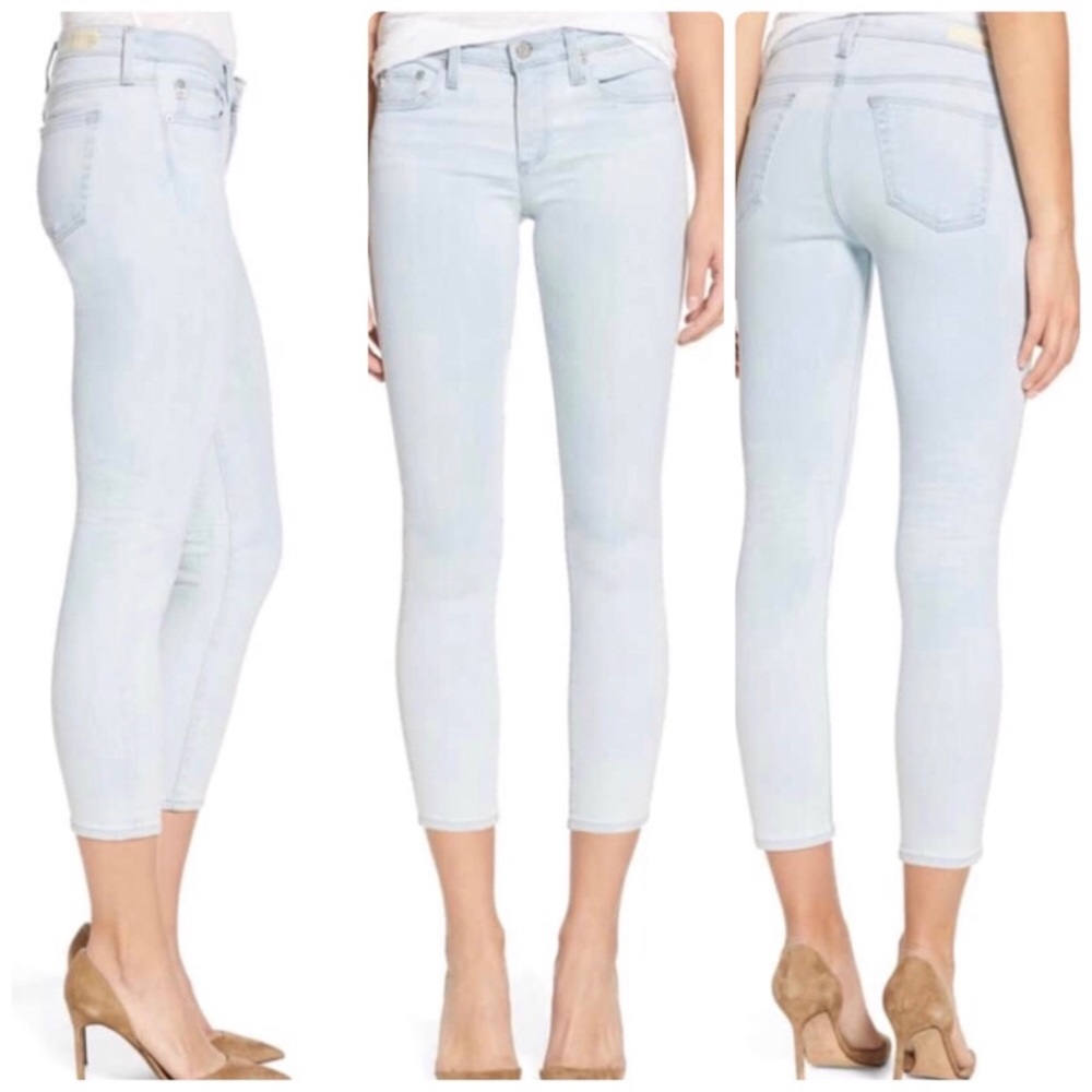⬇️$30 AG The Slit Cigarette Crop skinny Jean